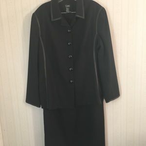 Cami International 2 pc. Maxi Suit, black